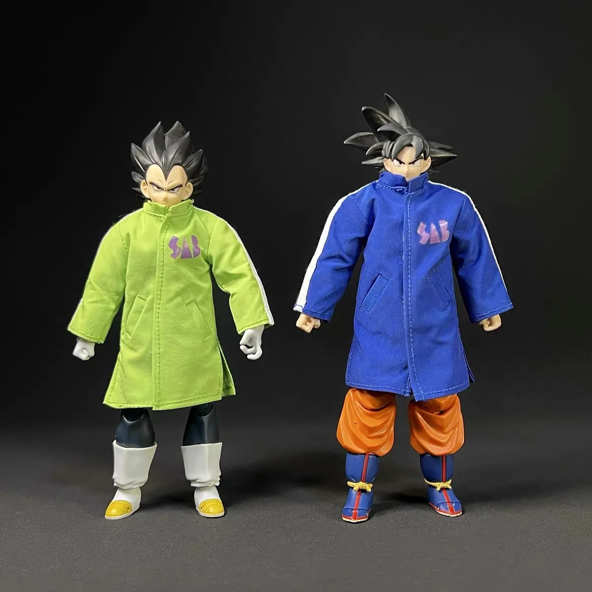 Фото Dragon Ball Super: Broly S.H.F. Сменная куртка для Сон Гоку и Вегеты, аниме-фигурка, одежда, аксессуары, игрушка, со встроенной проволокой №4