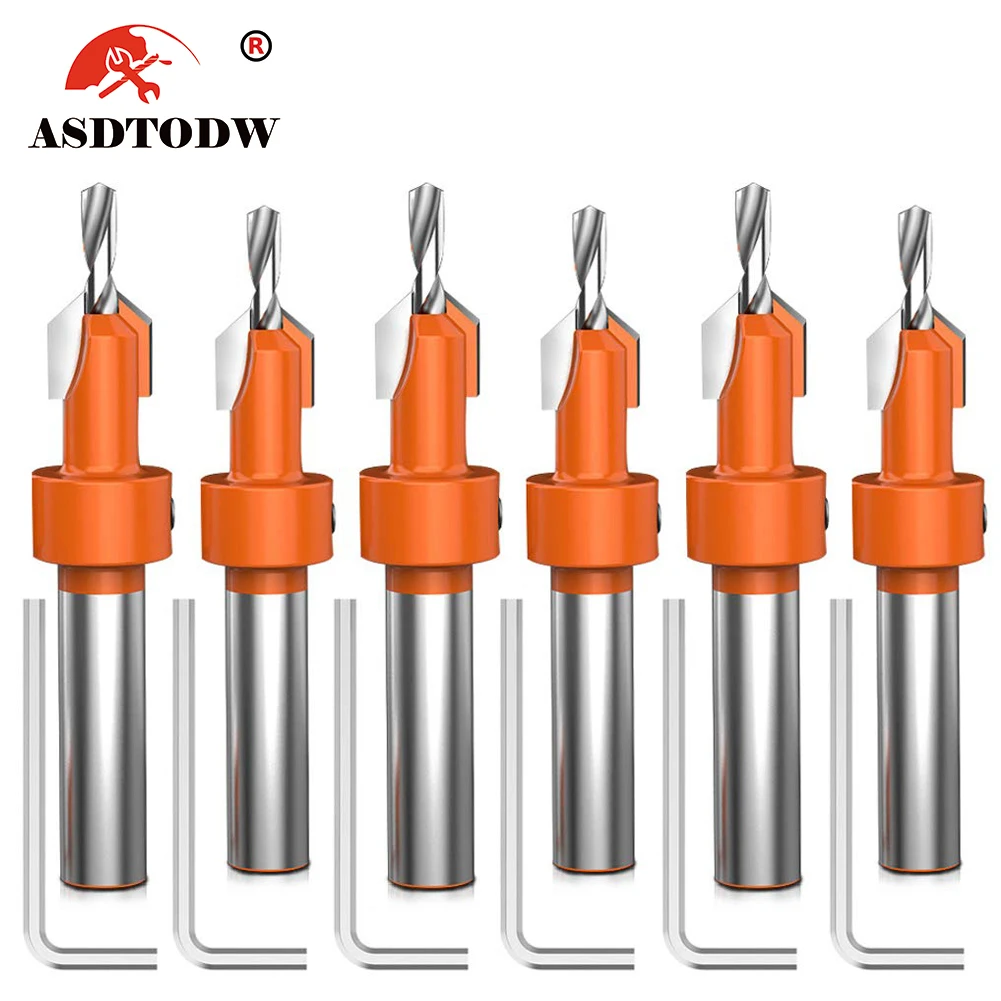 

Countersink Drill Woodworking Drill Bit Set Drilling Pilot Holes