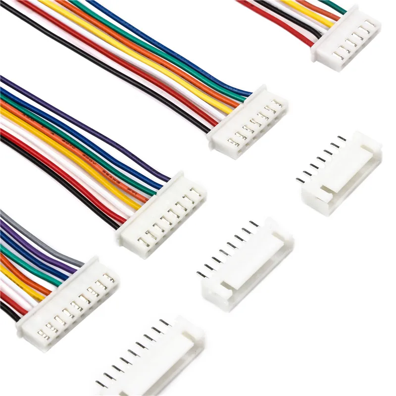 10Sets 2/3/4/5/6/7/8/9/10 Pin Pitch Male Female Plug Socket JST XH2.54 XH 2.5mm 15cm Wire Length 26AWG Cable Connector | Обустройство