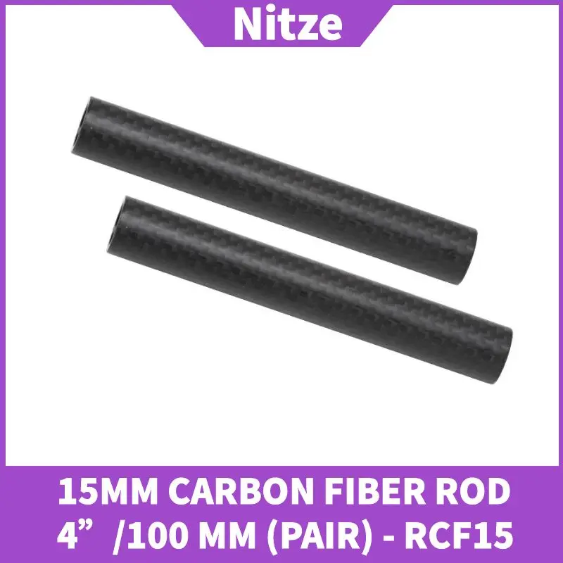 NITZE 15 ММ Углеродное волокно 4 дюйма/100 (ПАРА) - RCF15-100