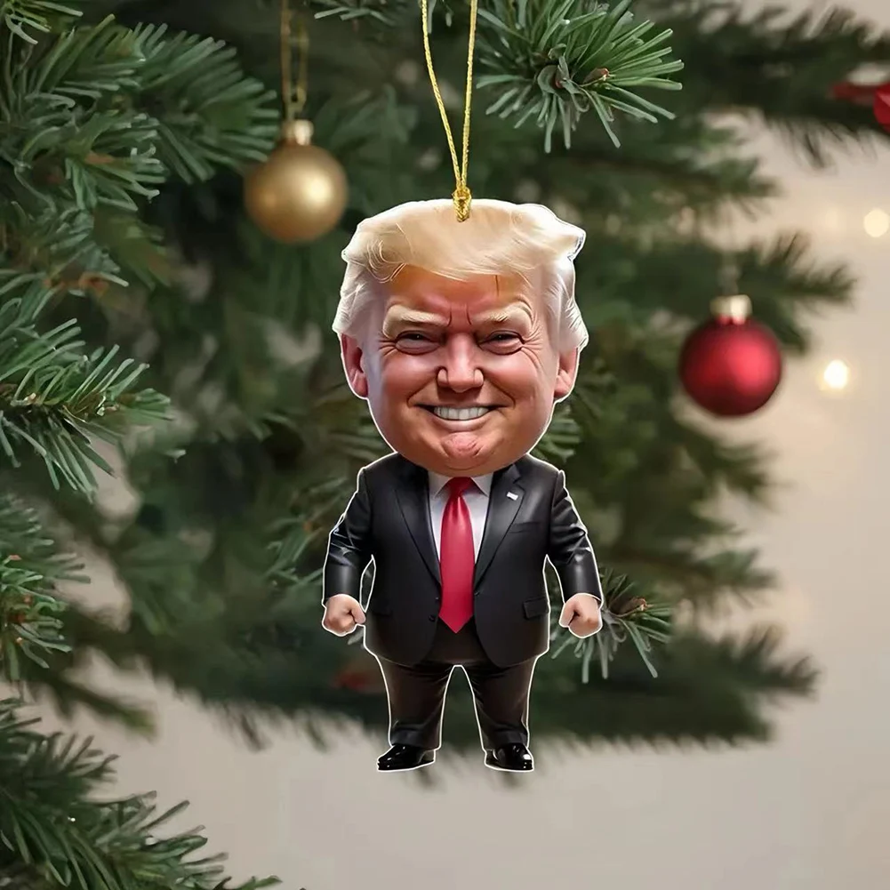 Рождественское украшение Дональд Трамп акриловые рождественские украшения в