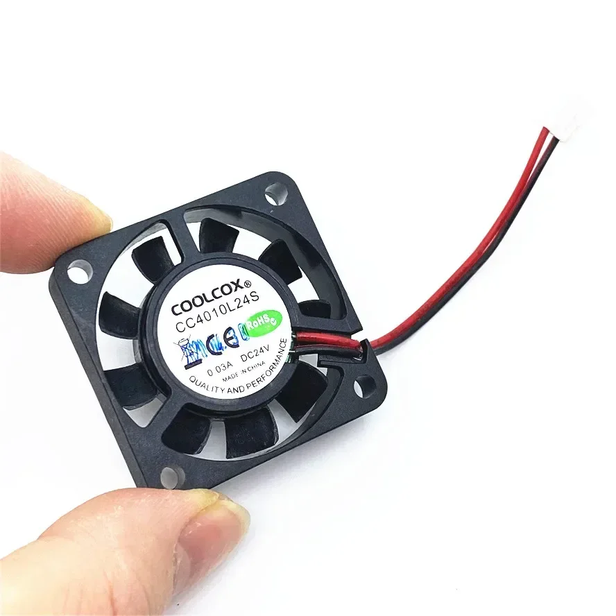 COOLCOX DC5V 24V 4010 40*40*10 мм охлаждающий вентилятор с гидравлическим подшипником