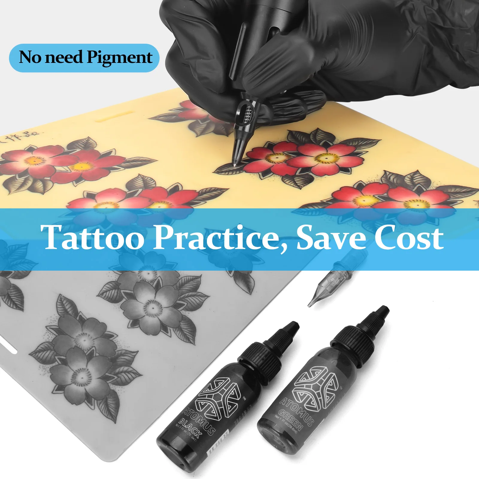 Полный комплект ручек для татуировки игла картриджа боди-арта роторный пистолет