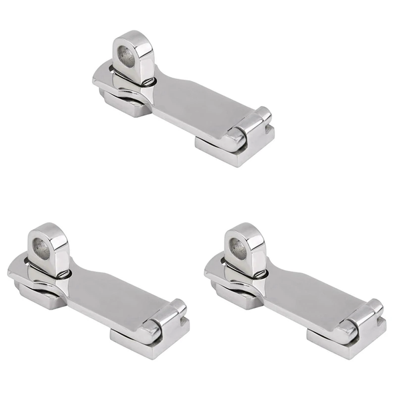 

3X Stainless Steel Flush Door Hatch Compartment Folding Bending Hinge Casting For Boat Marine Boat Accessories Marine