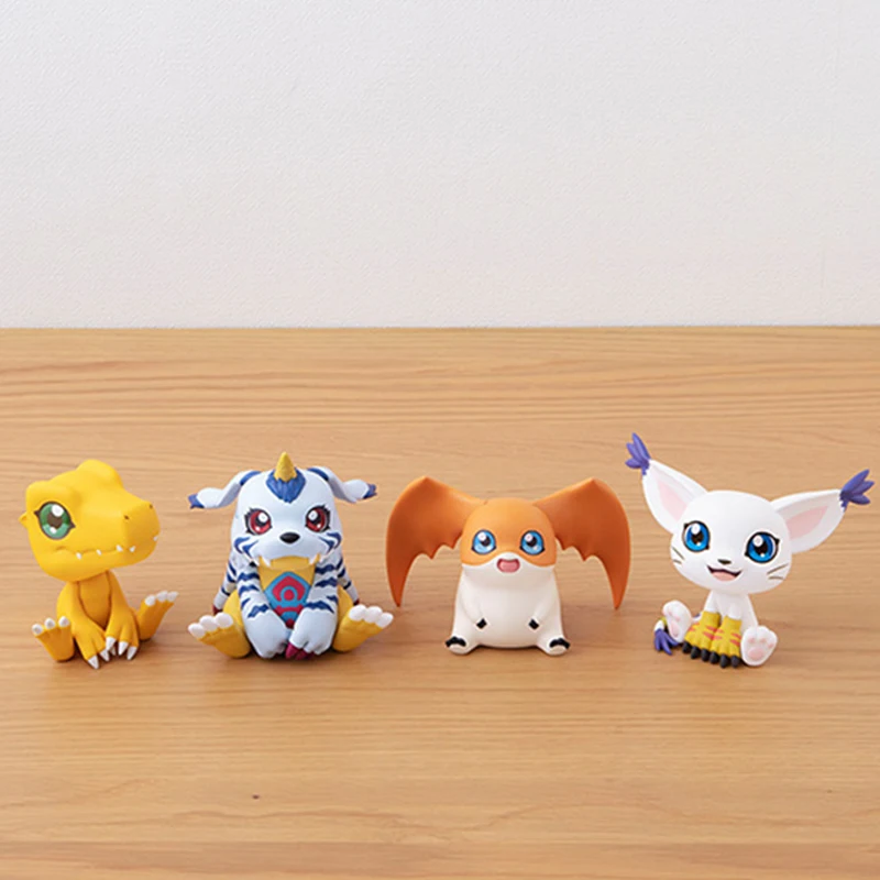Оригинальная оригинальная экшн-фигурка в стиле Mega House Patamon &amp Gabumon Digimon Adventure