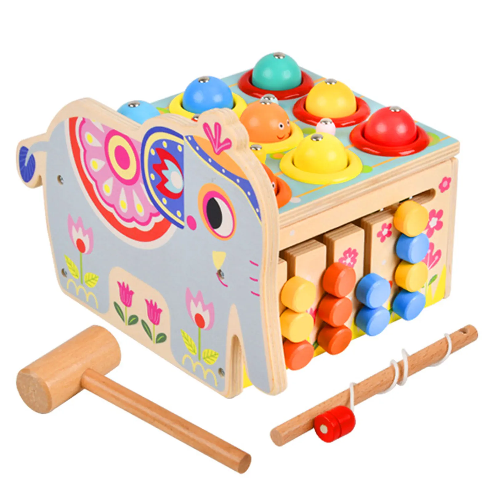 

Hammering Pounding Toys For Toddlers Montessori Learning Toys Sensory Developmental Tool For Toddlers Montessori Educational