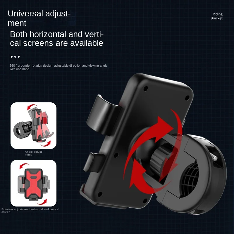 

Motorcycle Phone Holder Silicone Anti-Vibration Anti-Slip Electric Vehicle Bicycle Phone Holder For HONDA VFR800X VFR1200X