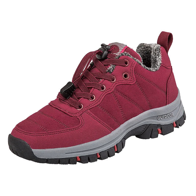

Men's Women's General-purpose Cotton Shoes Women's Winter Warm Plush Sneakers Large Anti-skid Men's Hiking Shoes Wear-resistant