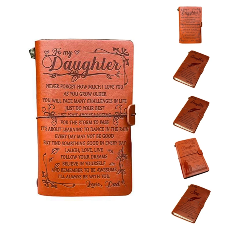 

Дорожный кожаный дневник, записная книжка, которую мама дает тетрадь, подарок на день рождения и выпускной