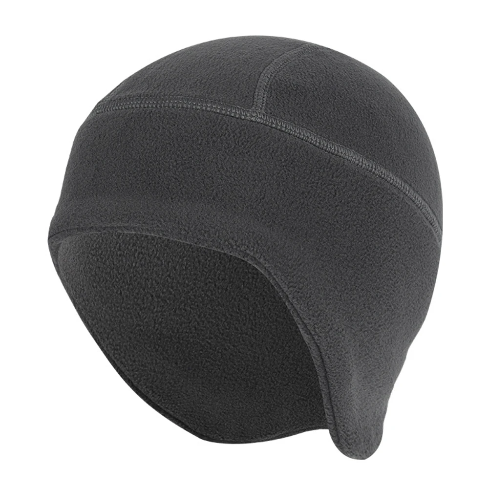Удобная шапка для езды на велосипеде теплая лыжная с подкладкой термофлисовая 22