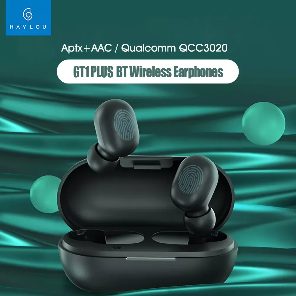 Наушники Haylou GT1 Plus BT5.0 Беспроводная стереогарнитура Qualcomm QCC3020 DSP Aptx AAC Siri Google Assistant