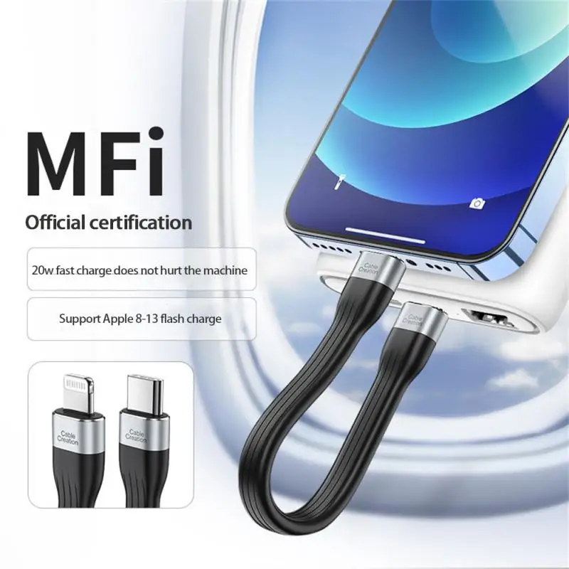 

Mobile Phone Data Cable 3a Fpc Tpe Ultra-short Type-c Charging Cable Fast Charging Data Transfer Phone Accessories 5gbps
