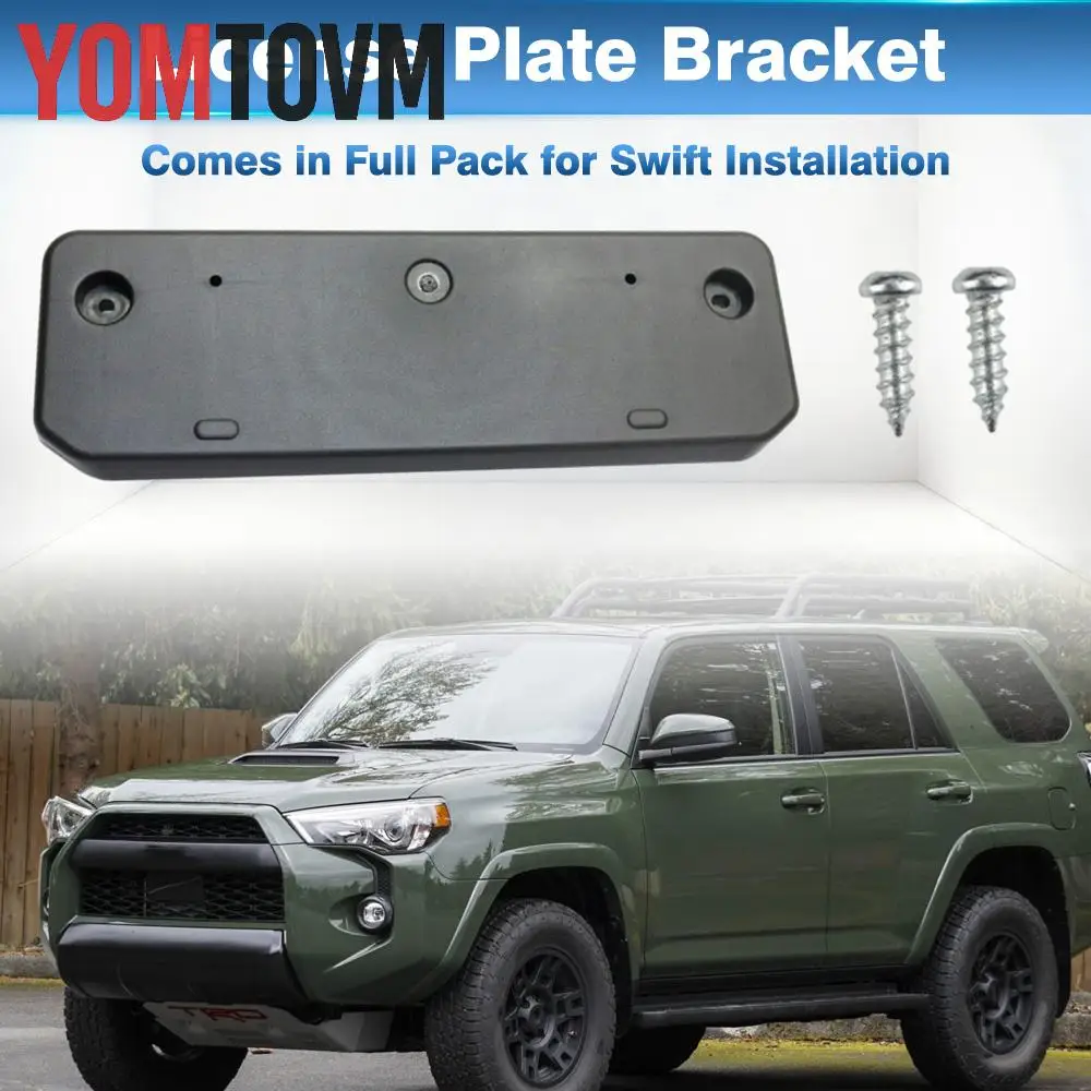 Фото Кронштейн рамки номерного знака переднего бампера 5211435050 для Toyota 4Runner 2014 2015 2016 2017 2018 2019 2020 615343563794 №2