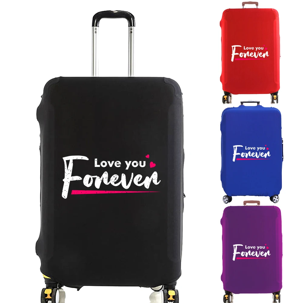 

Forever Letter Luggage Cover Suitcase Protector New Thicker Elastic Dust Covering for 18-32 Inch Trolley Case Travel Accessories