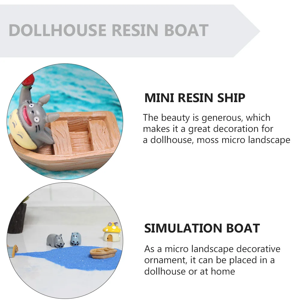 Мини-кукольный домик корабль парусник фигурки игрушки декор декоративная модель