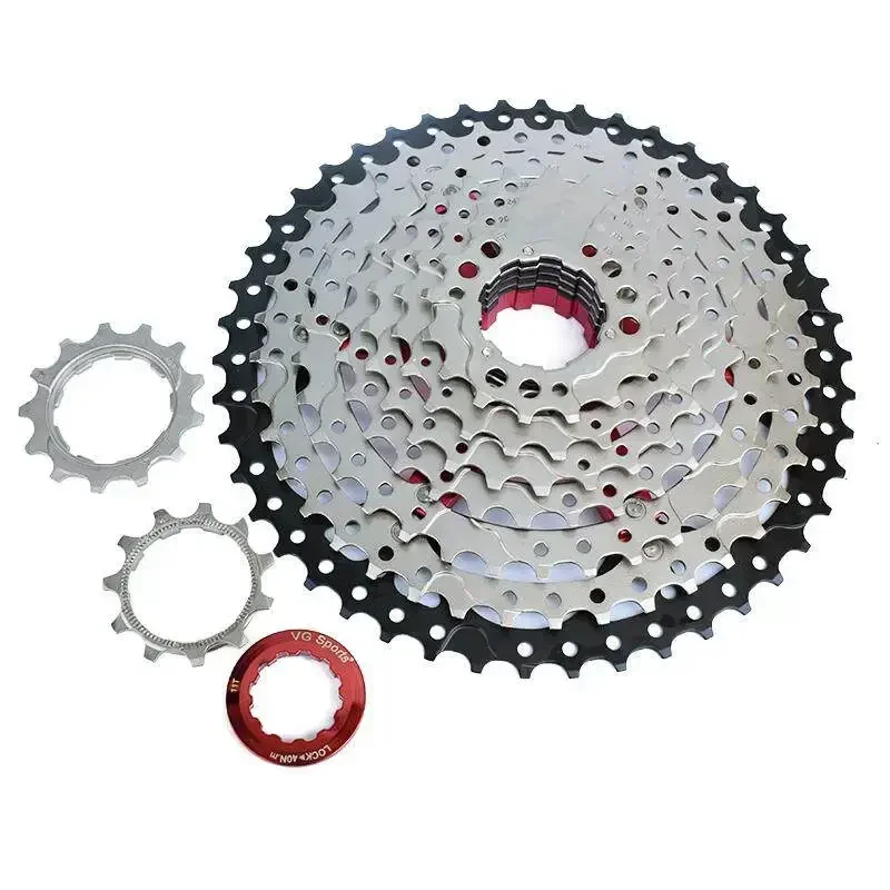 Фото VG Спортивный горный велосипед MTB 9-скоростная кассета 9Velocidade 9S 46T Запчасти для велосипеда Кассета Звездочка свободного хода Cdg Cog Сверхлегкий 410 г №4