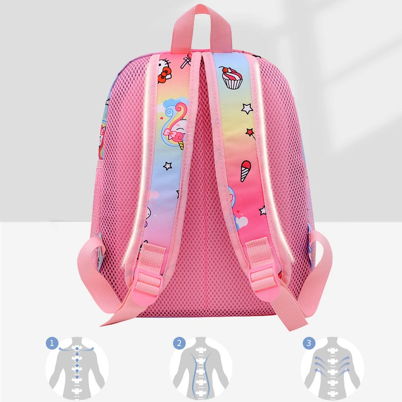 Children Unicorn Large Backpacks New Cartoon Girl Princess School Bags Waterproof In Kindergarten Kids Mochila for Teenagers Hot