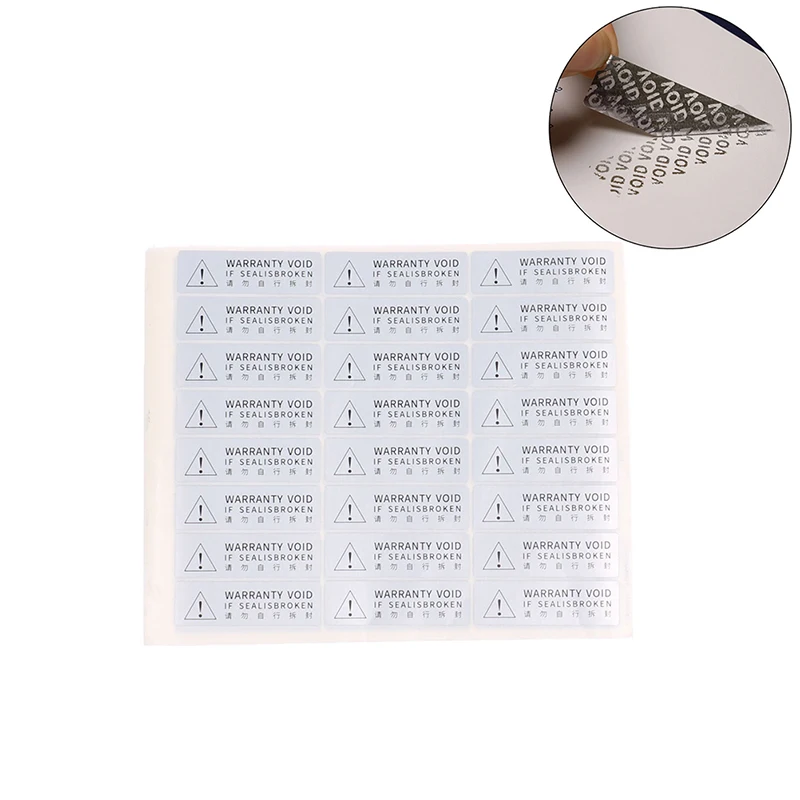 

200PCS Tamper Proof Stickers Void Tamper Evident Security Labels Warranty
