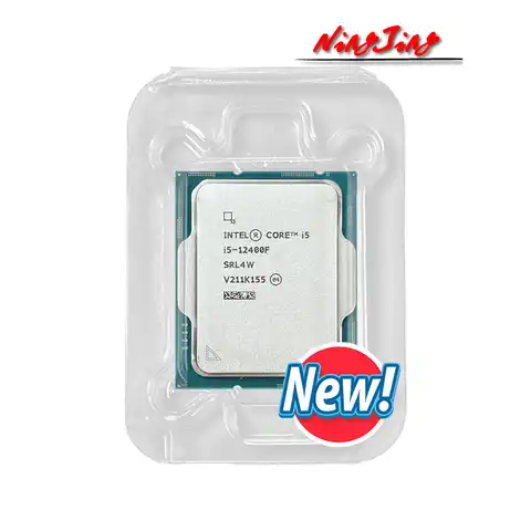 Процессор Intel Core i5-12400F New i5 12400F 2,5 ГГц 6-ядерный 12-поточный процессор 10 нм L3 = 18M 65 Вт LGA 1700