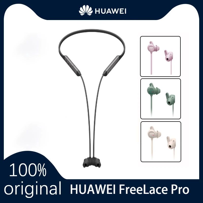 

Беспроводная гарнитура HUAWEI FreeLace Pro, Bluetooth 5,0, 3 микрофона, функция активного шумоподавления, быстрая зарядка, для Mate 40 Pro P40