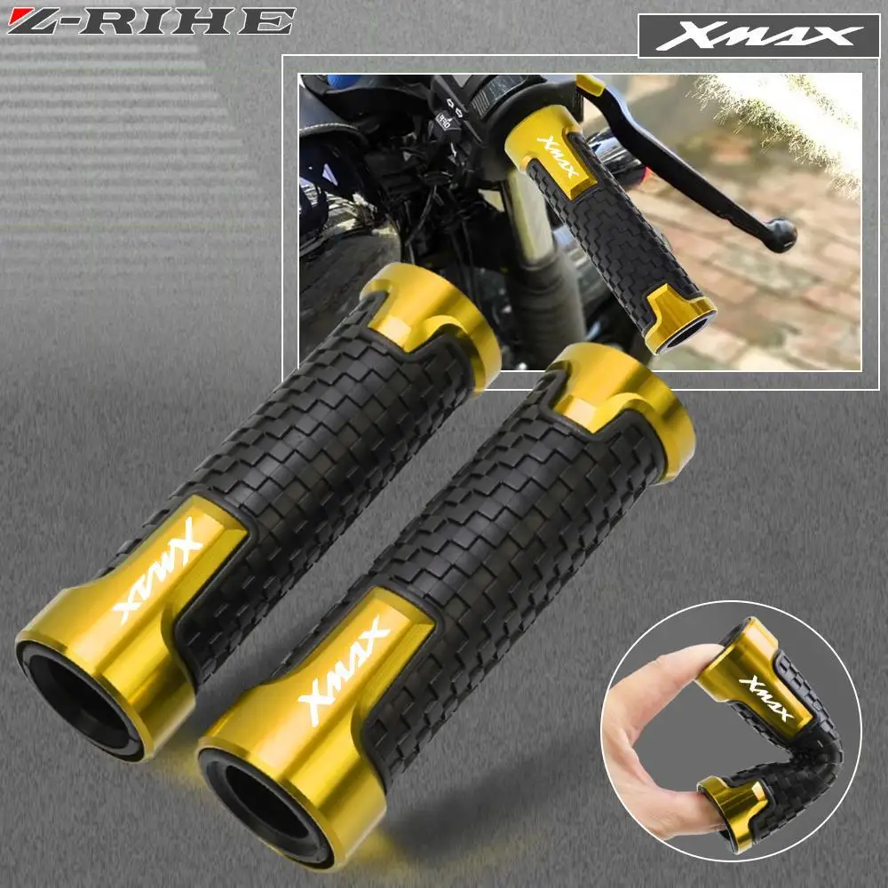 

7/8" 22mm Motorcycle Anti-Slip Handle Bar Handlebar Grips For Yamaha XMAX125 XMAX250 XMAX X-MAX 250 125 2004-2019 2020 2021 2022