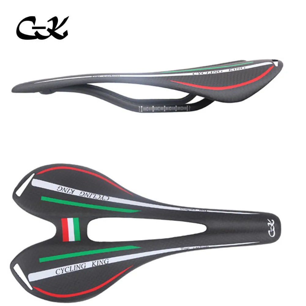 Фото Бесплатная доставка Распродажа предложение: CYCLING KING с-k Новый design15-2 Италия флаг цвета Велосипедное Сиденье полностью из углеродного материа... №1
