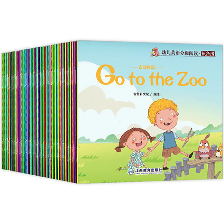 

English Graded Readers for Young Children (all 60 Books) English-Chinese Translation Educational Books with Illustrations