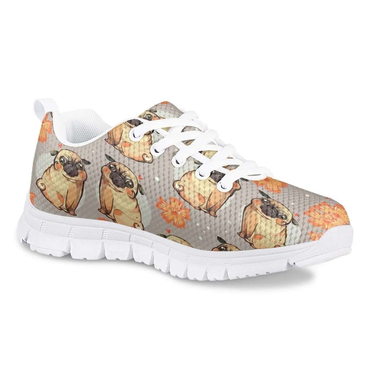 

Детская повседневная обувь Nopersonality, детские кроссовки для бега с милыми собаками и узором, нескользящая обувь, легкие кроссовки