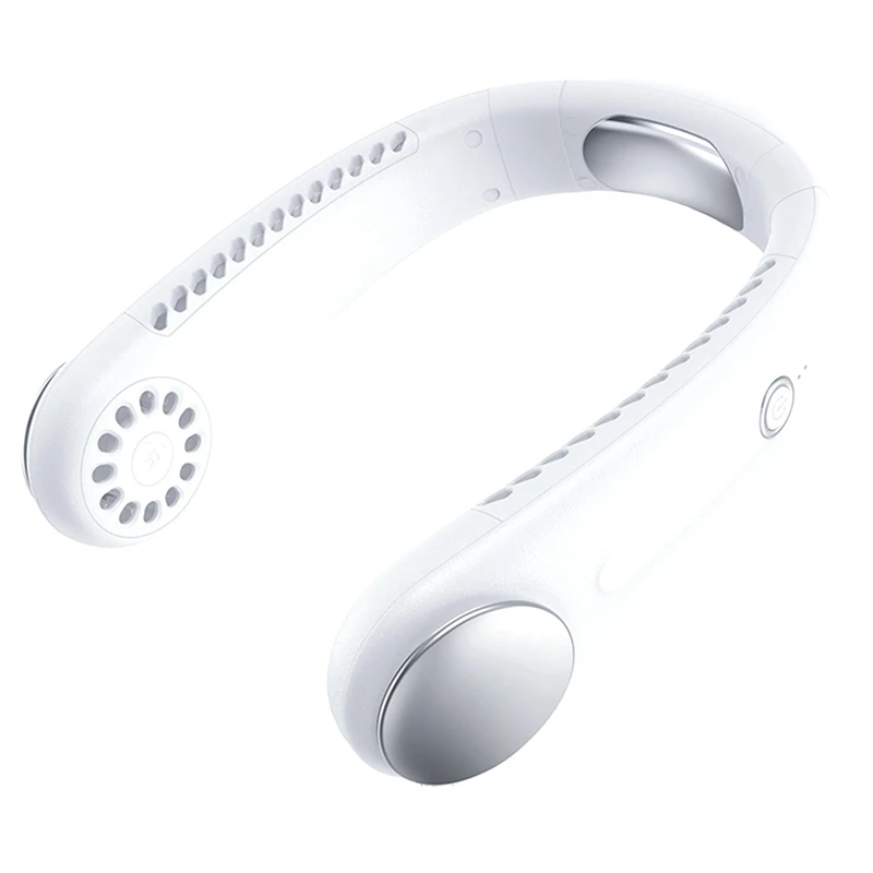 

Hanging Neck Fan Cooling Wearable Neck Air Cooler Portable Bladeless USB Rechargeable Mini Air Conditioner Outdoor Fans