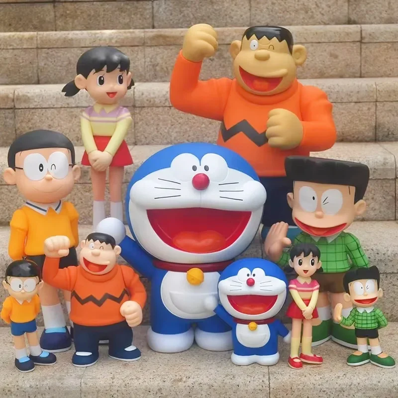 Аниме Doraemon Kawaiifamily Gouta Takeshi Nobita Nobi Minamoto Shizuka аниме фигурка настольная подарки на