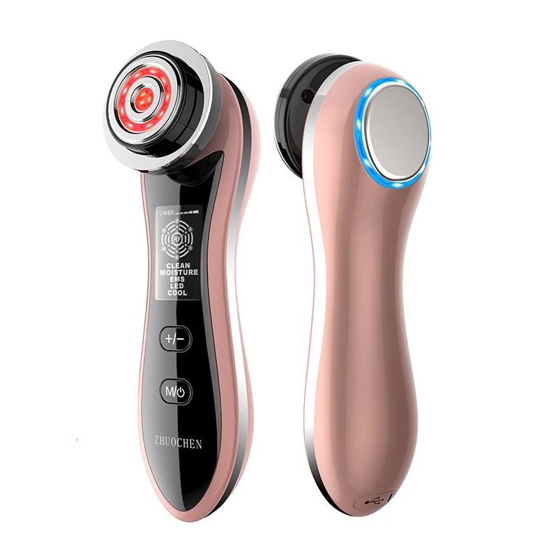 

Radiofrequency Facial Mesotherapy RF Face Massager LED Photon Lifting Tighten Wrinkle Removal Skin Care Tools Anti-aging Machine