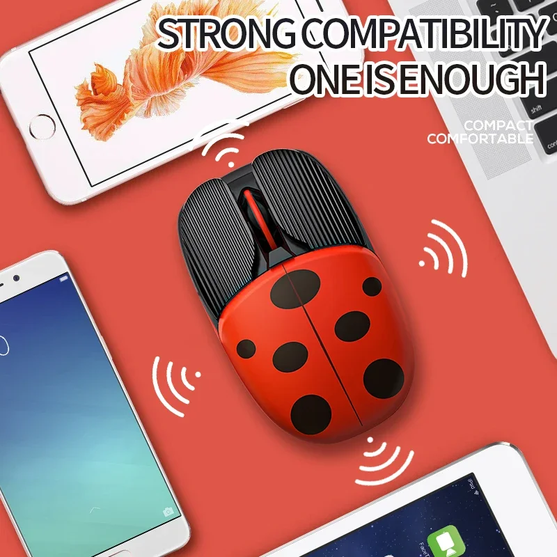 Беспроводная мышь с тремя режимами 2 4 г для Bluetooth-мыши милые мультяшные мыши