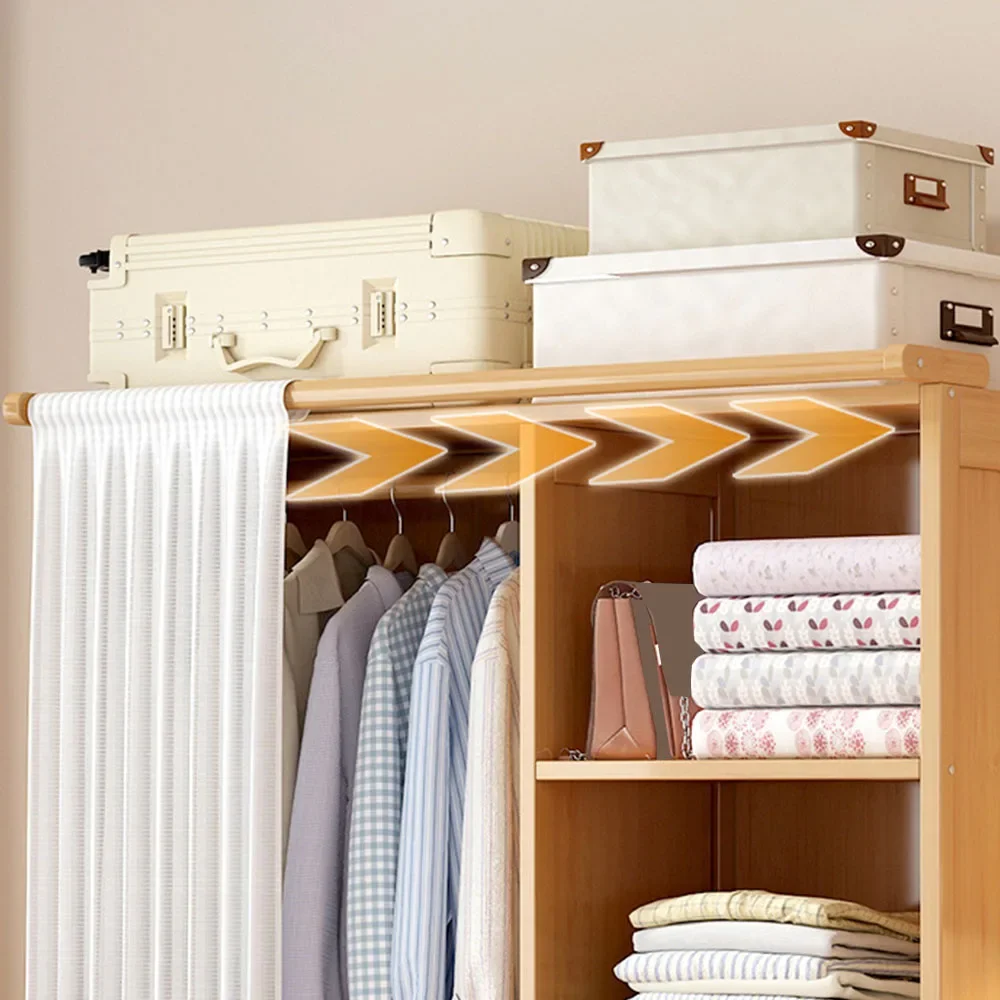 Стильный шкаф большой емкости шкафчик простота противогрибковый пылезащитный