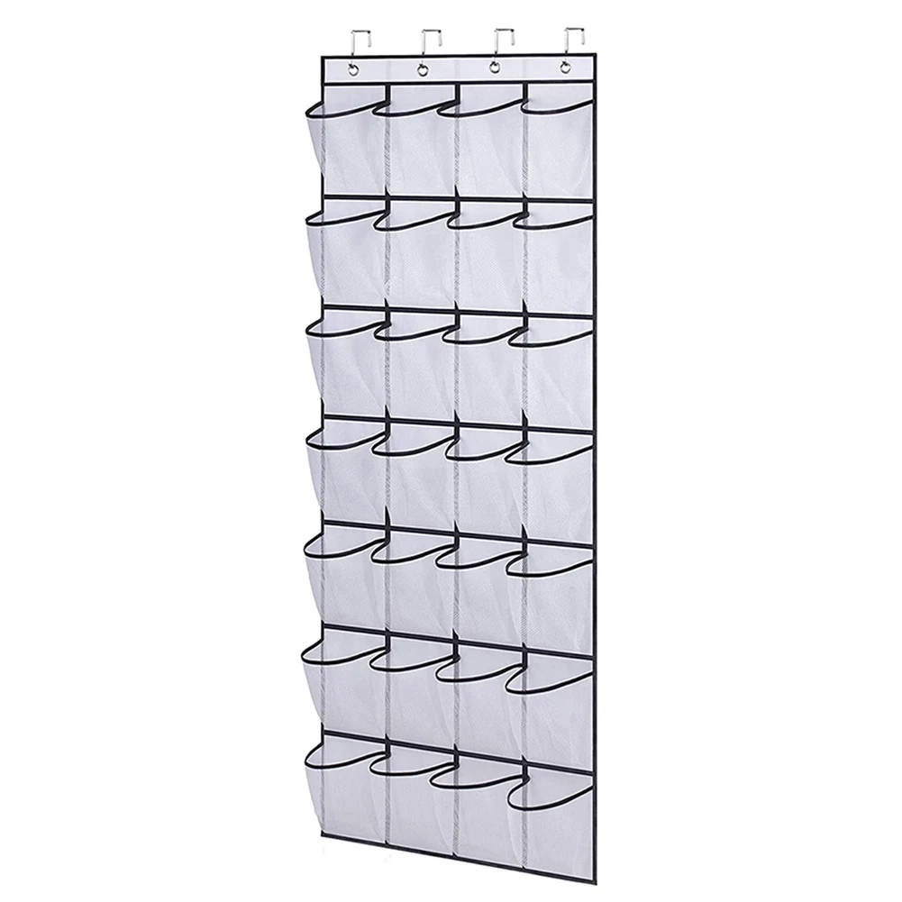 

28Grids Non Woven Fabric Storage Rack Hanging Storage Rack Clothes Rack Over Door Shoe Organizer Rack Hanger Bag Closet Parts