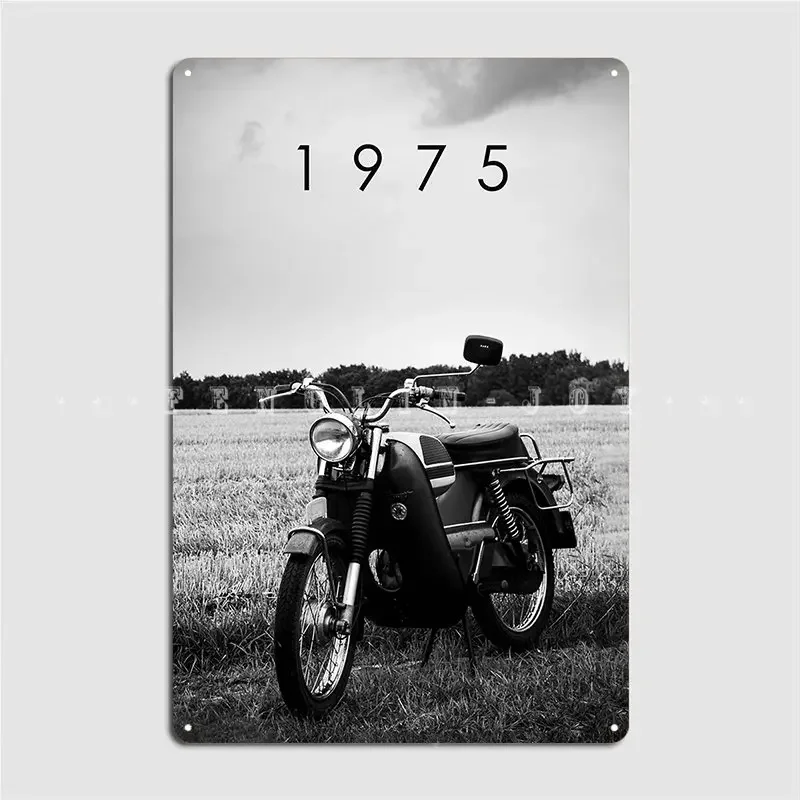 Плакат Kreidler Florett 1975 года металлическая табличка для паба дизайн клубного бара