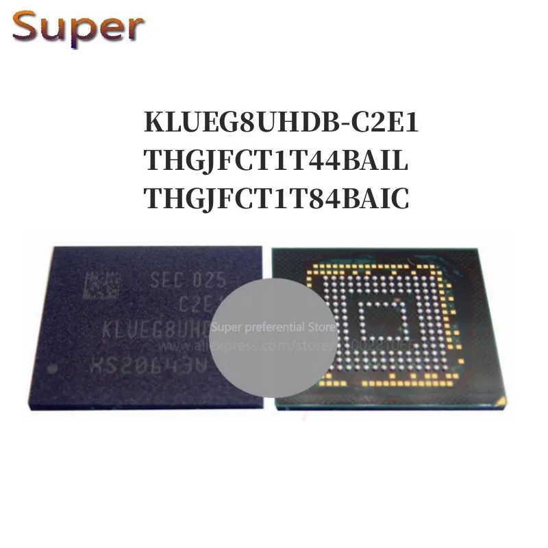 

1PCS KLUEG8UHDB-C2E1 THGJFCT1T44BAIL THGJFCT1T84BAIC BGA153 UFS3.1 256GB