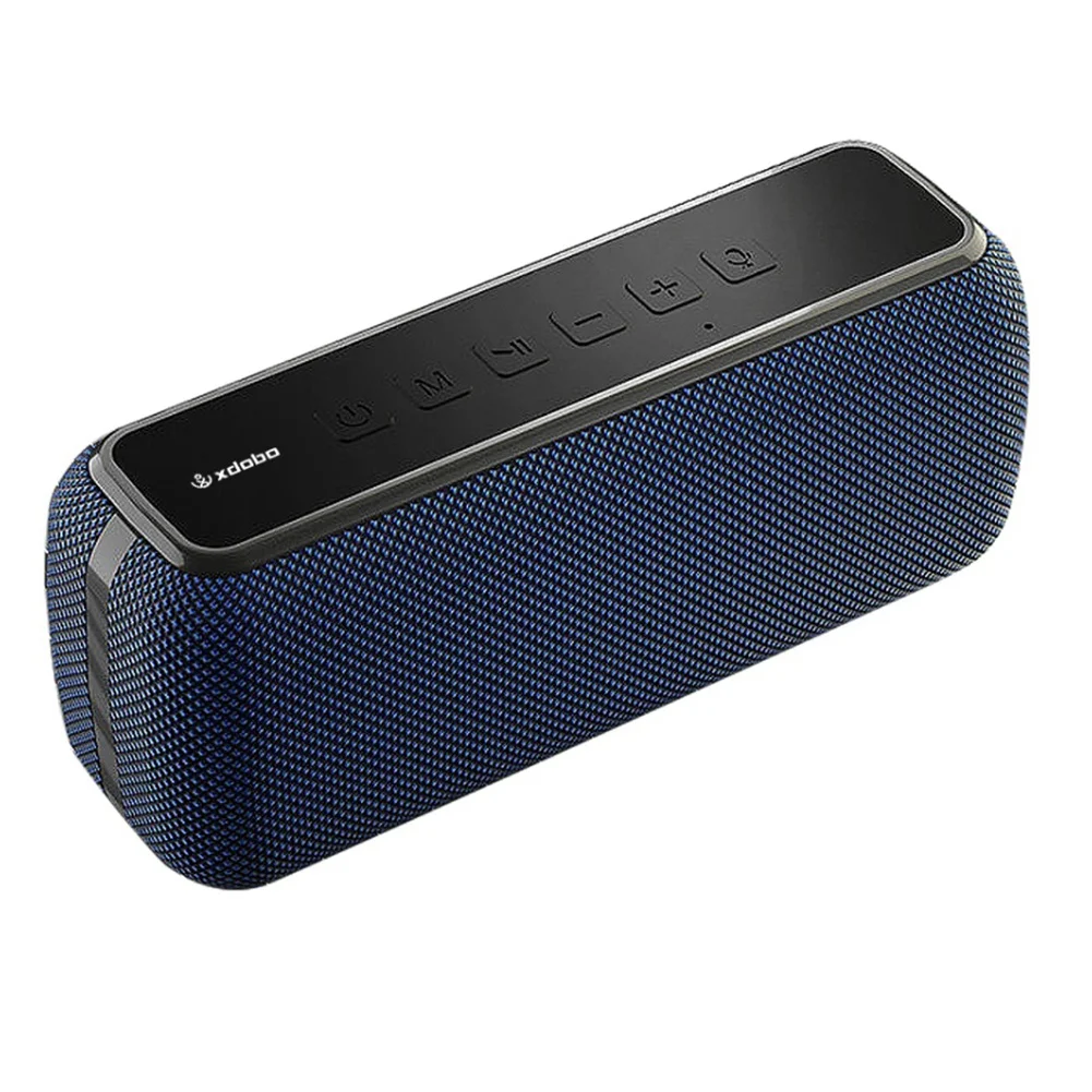

XDOBO X8 60W Portable Bluetooth Speakers Bass with Subwoofer IPX5 Waterproof TWS 15H Playing Time Voice Assistant Blue