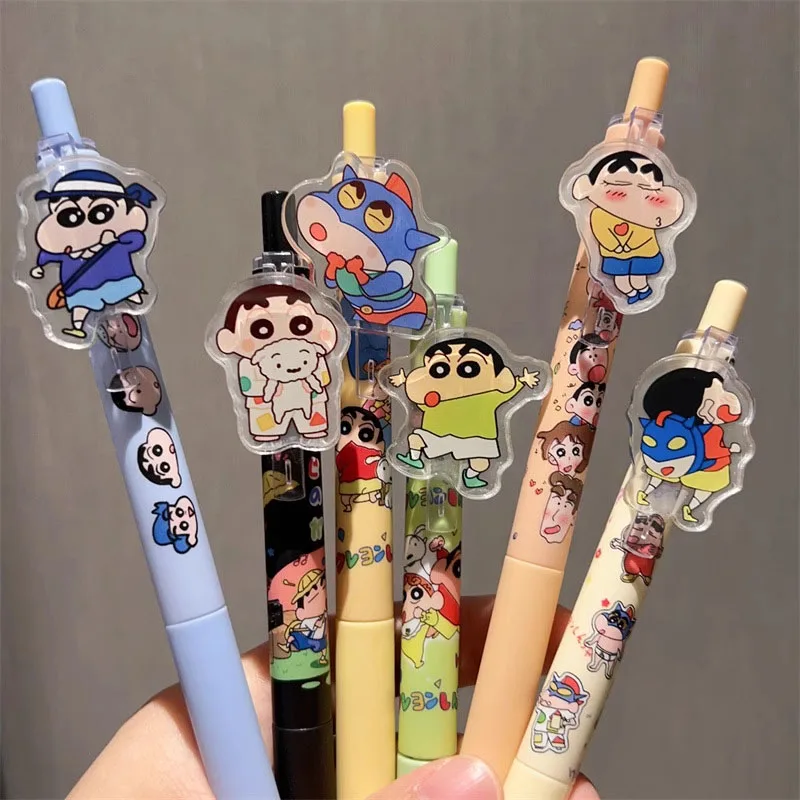 

Милый аниме карандаш Shin Chan креативная наружная Красивая Студенческая мультяшная акриловая декоративная ручка для подарка на день рождения друзьям