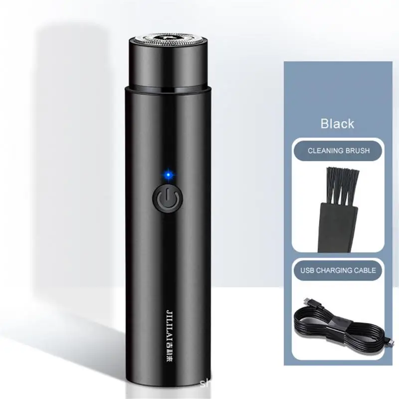 

Men's Mini Electric Razor Shaver Fully Automatic Beard Trimmer Shaving Machine USB Charging Portable Washable Epilators