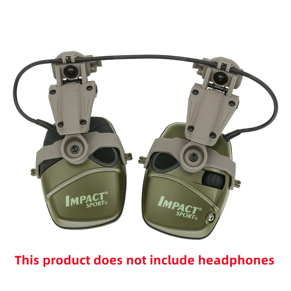 Tactical Headset ARC Rail Adapter Tactical Helmet for Howard leight Impact Sport Airsoft Hunting Shooting Sport Headphone