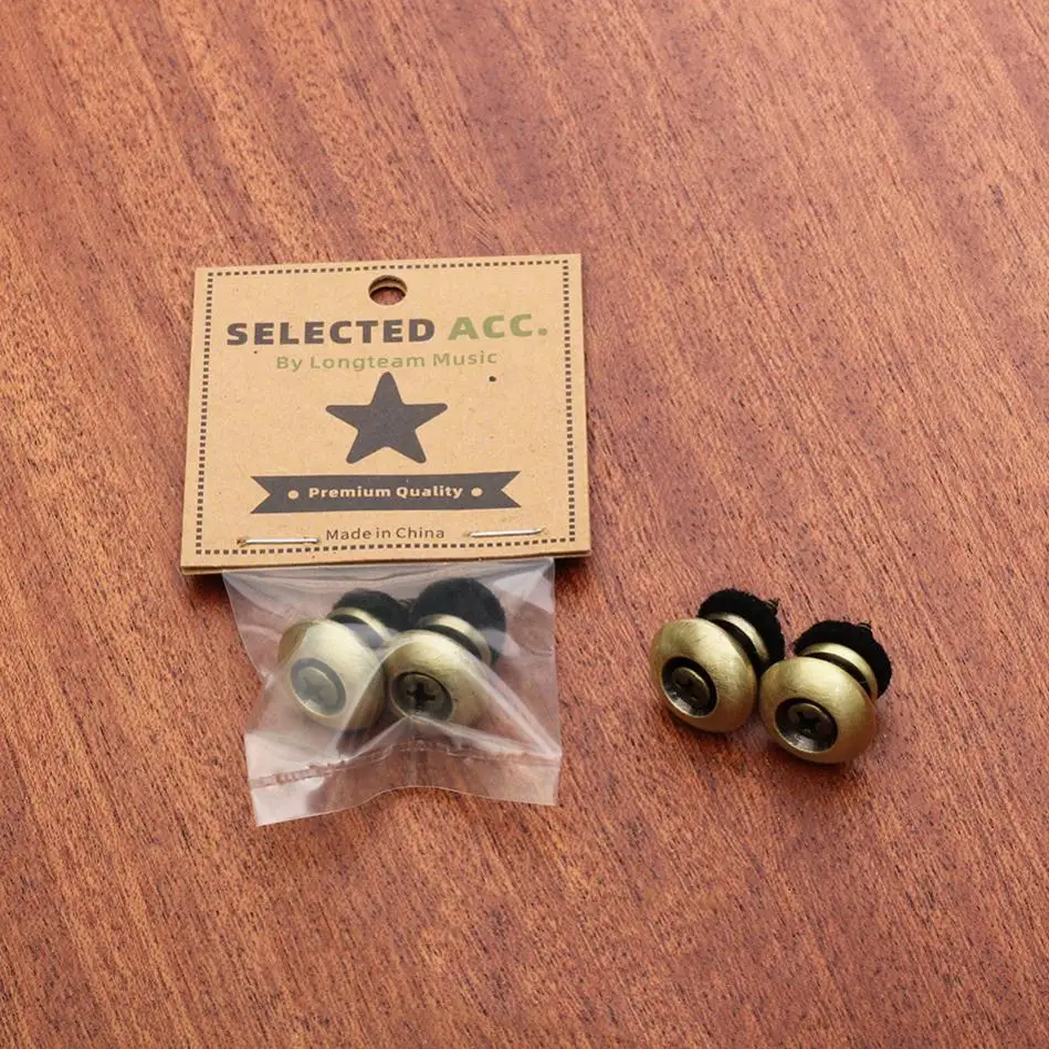 Замок для гитарного ремня 2 шт. металлическая кнопка гвоздь стреплок гитара