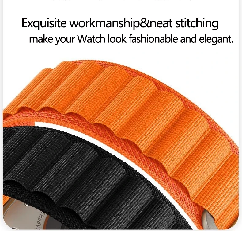 Nylon Alpine Loop Strap For Amazfit T-REX 2 Smart Watchband Breathable For Xiaomi Huami Amazfit T-Rex/T Rex Pro 2 Wrist Correa