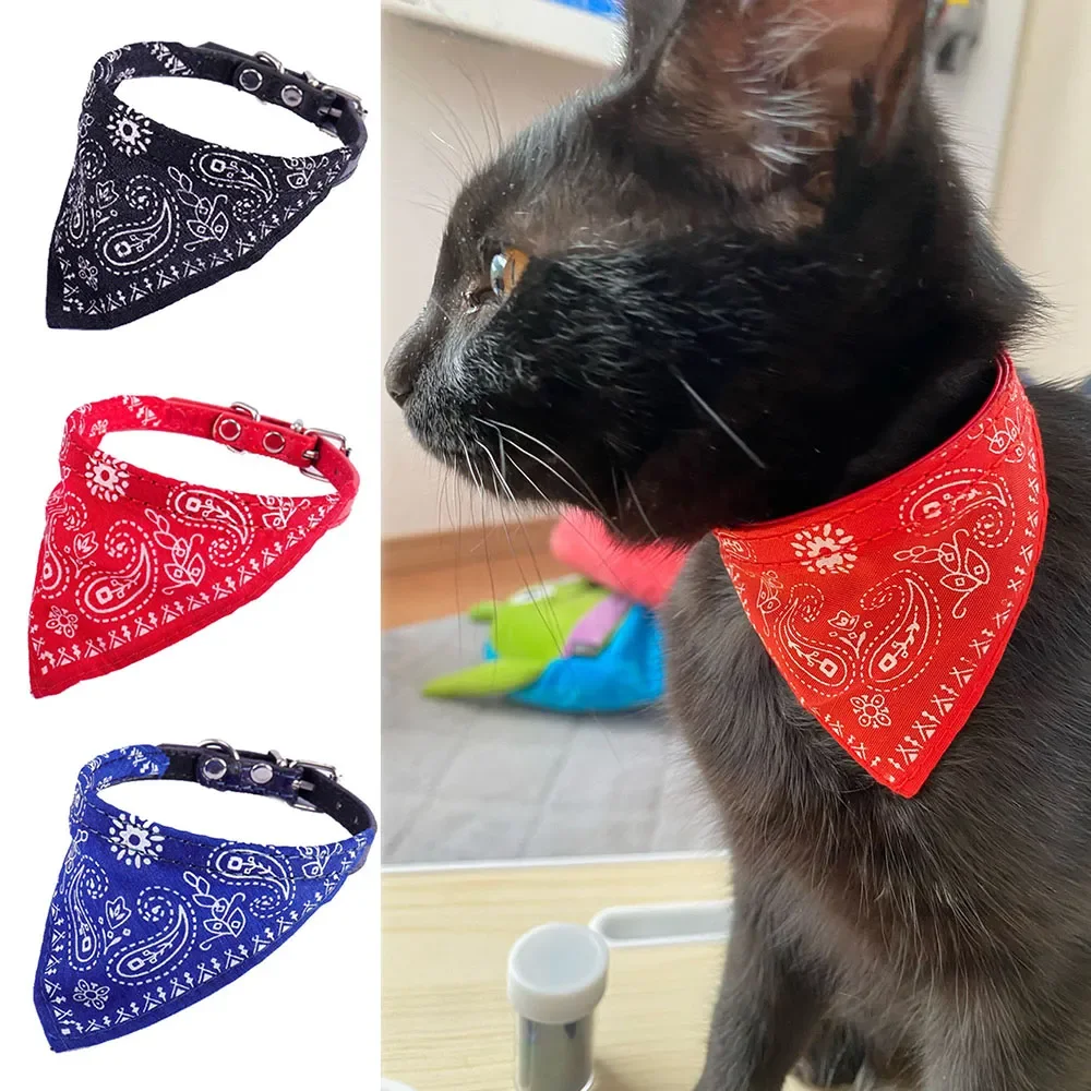 

Towel Collar Pet Puppy Bandage Neck Triangular Scarf Bandana Collar Small With Kitten For Scarf Dogs Cat Adjustable Saliva PU