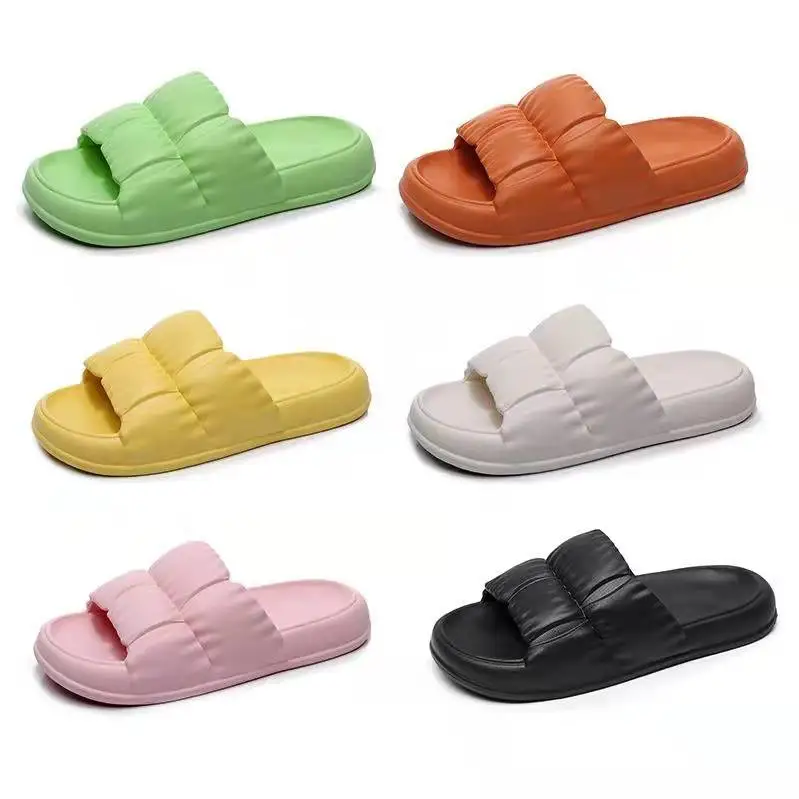 

Женские сандалии на платформе, пляжные шлепанцы на мягкой подошве из ЭВА, Нескользящие сандалии в повседневном стиле, лето 2022