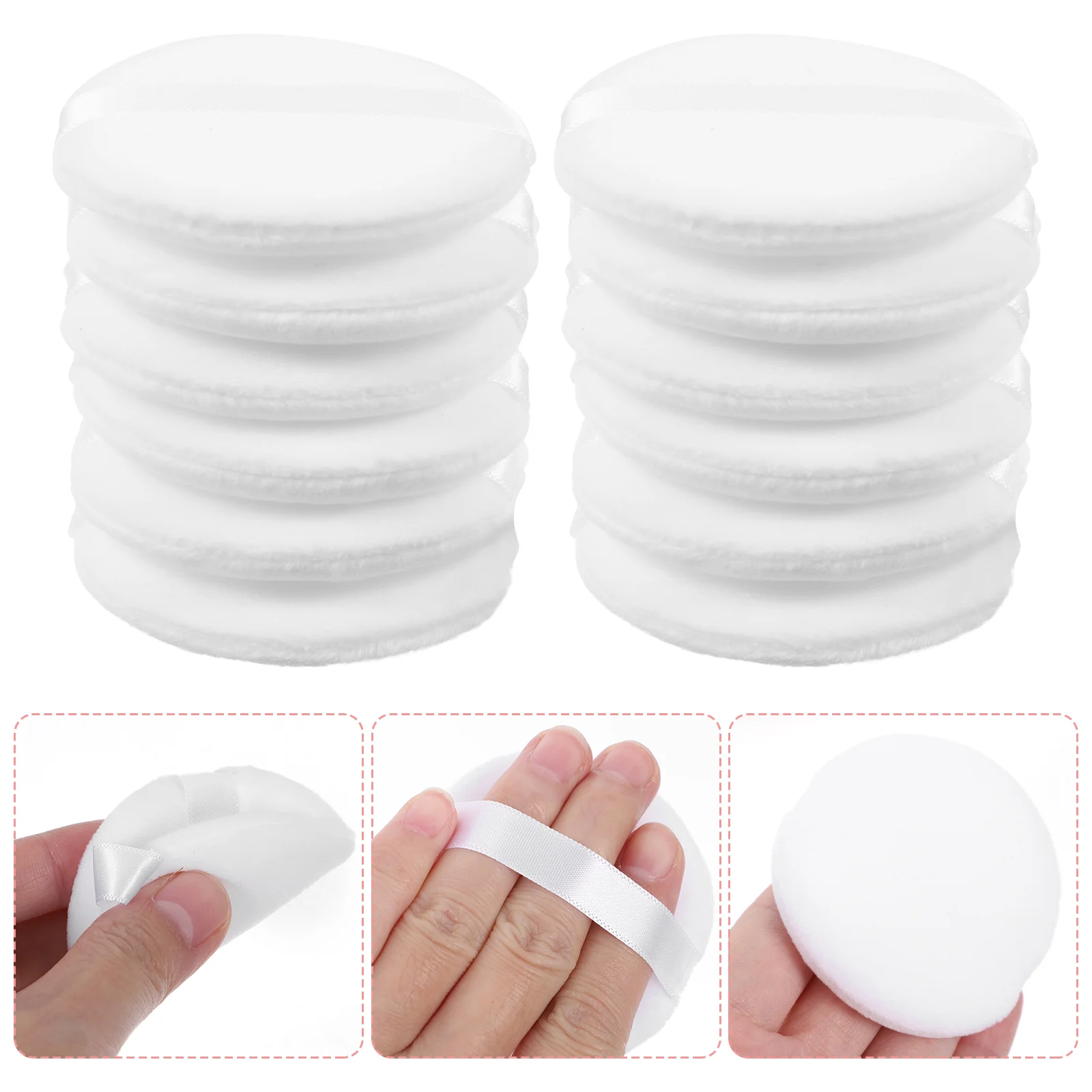 

Puff Powder Makeup Puffs Spongeface Girl Pad Beautytool Woman Triangle Setting Small Facial Looseplush Body Foundation Pads