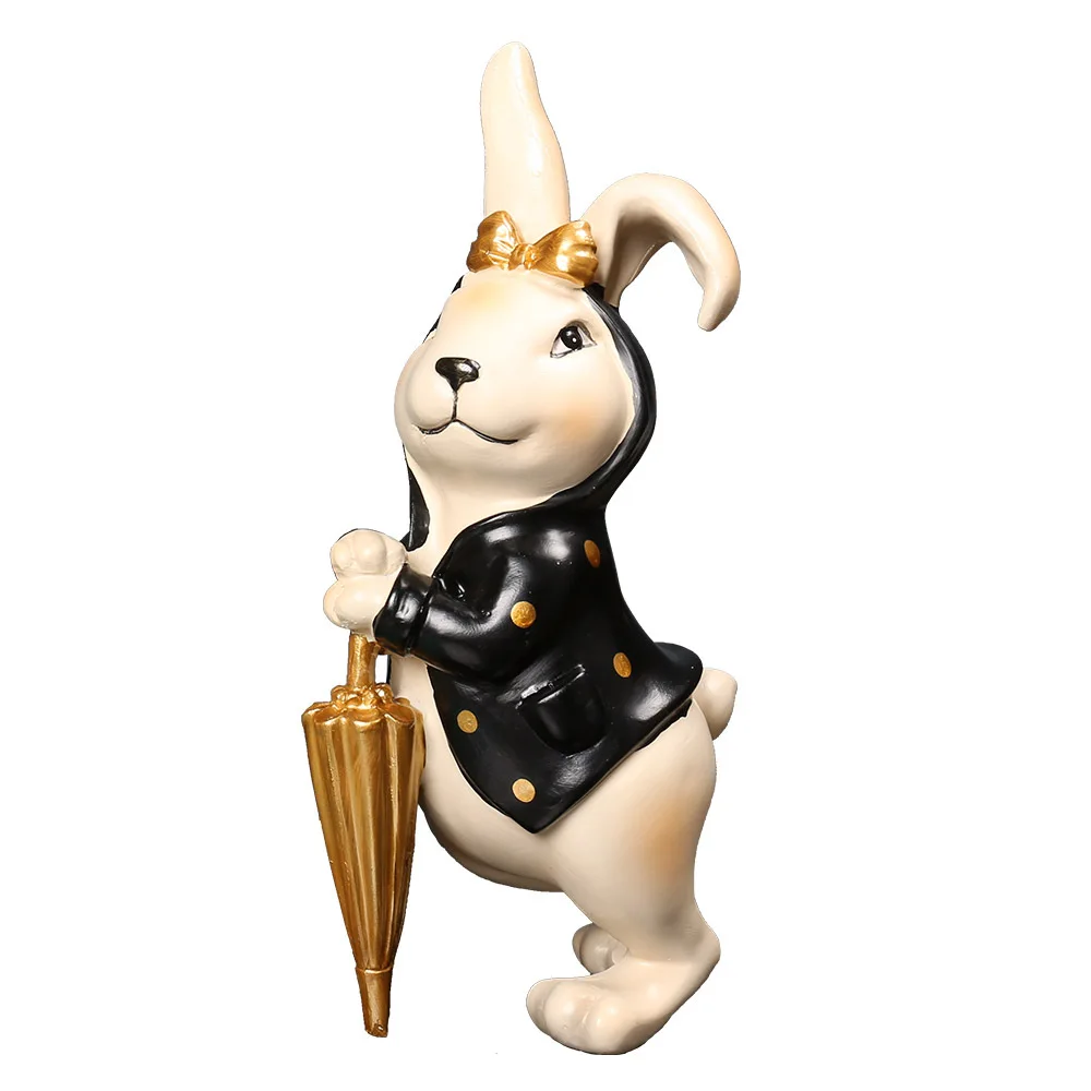 Милый зонт в виде зайца нордическом стиле современный роскошный креативный