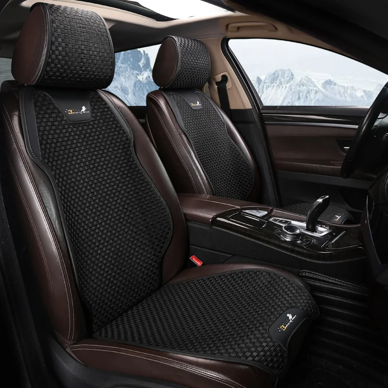 

Универсальный чехол на автомобильное сиденье, четырехсезонный автомобильный дышащий чехол из ледяного шелка для автомобильных крутых сидений, защитный чехол, автомобильные аксессуары