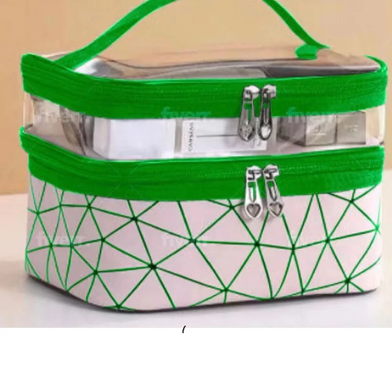 

Дорожная прозрачная косметичка, модная косметичка со стразами, органайзер для туалетных принадлежностей, водонепроницаемые женские чехлы для хранения косметики, сумки для макияжа, Sac