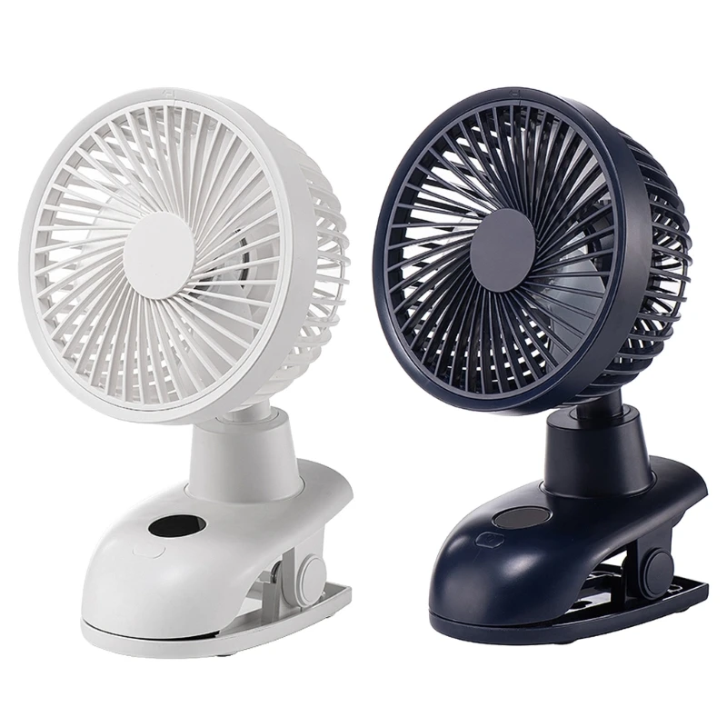 

Battery Operated Clip on Fan Small Desk Fan 5000mAh Rechargeable Portable Fan
