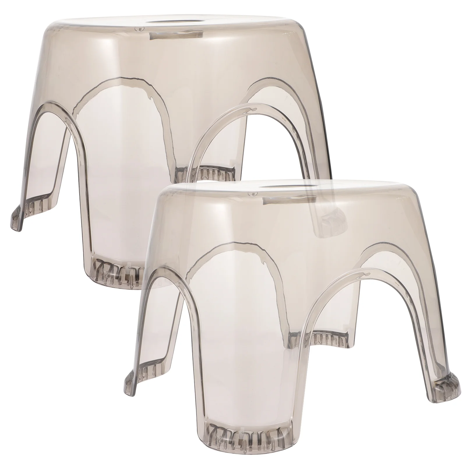

2 Pcs Small Plastic Stool Step Chair Kids Stools Footstool Anti-skid Nursing Bathroom Toddler